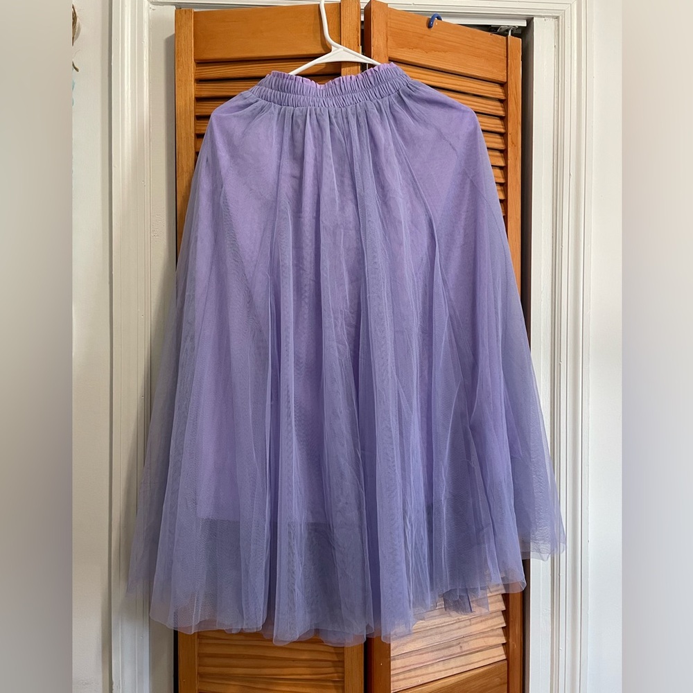 Purple Tulle Skirt